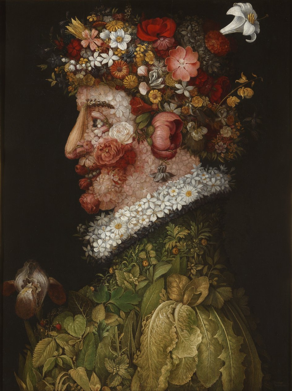 Lente (La Primavera) door Giuseppe Arcimboldo