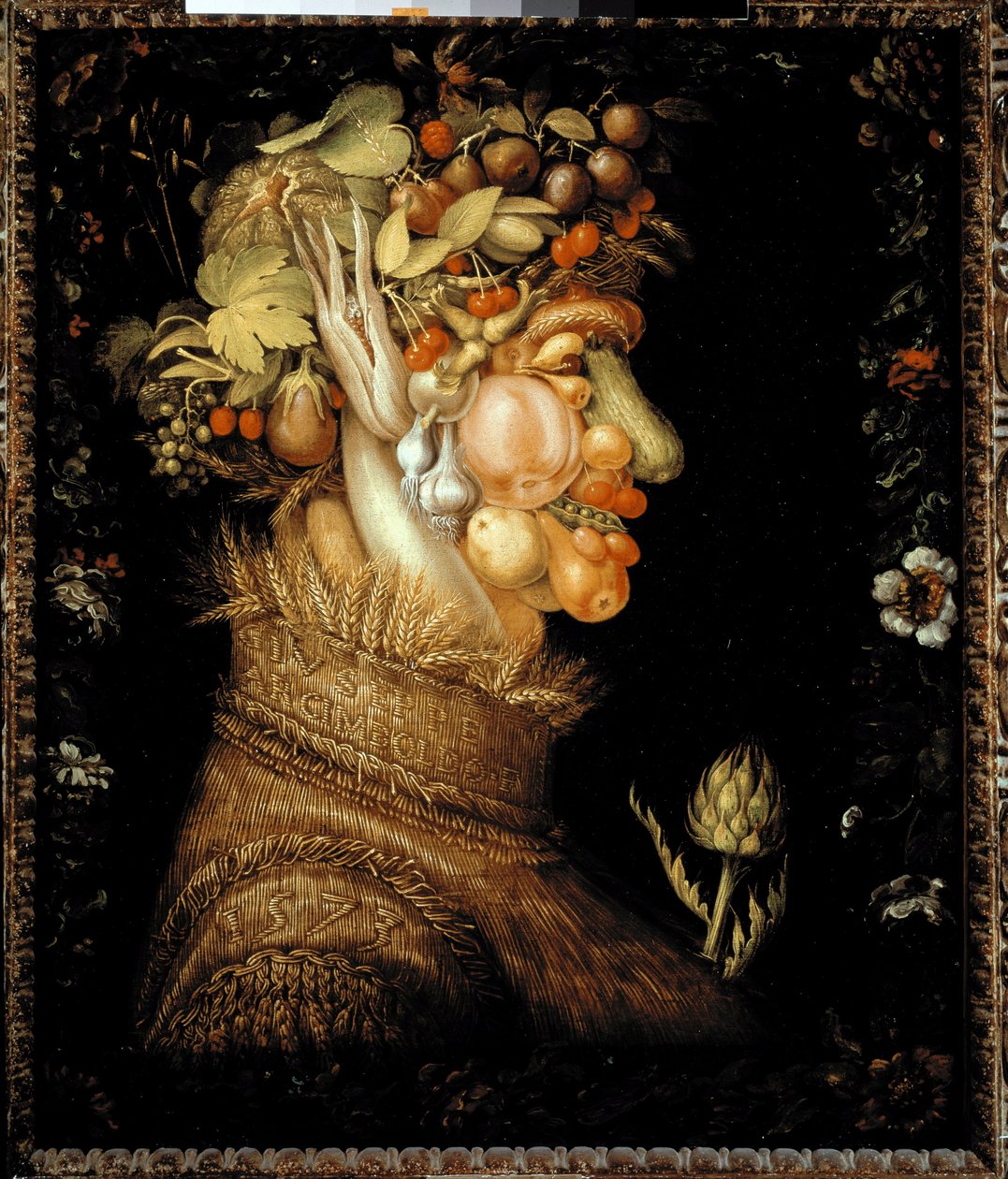 Zomer door Giuseppe Arcimboldo