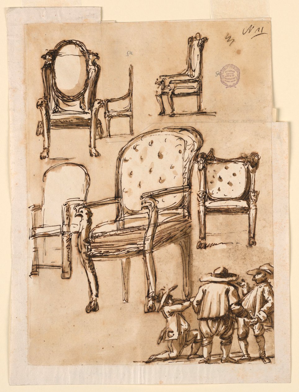 Stoelen door Giuseppe Barberi