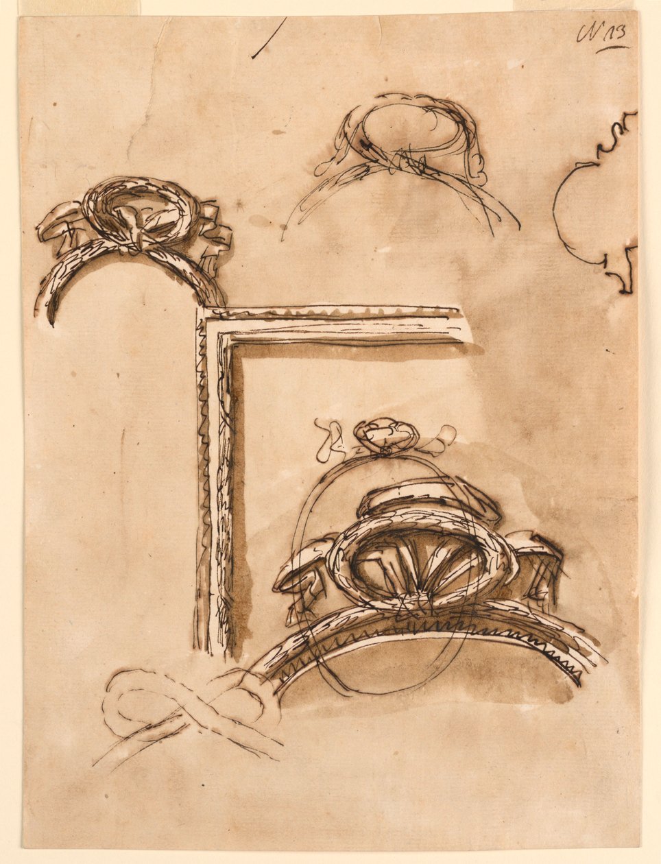 Ontwerpen voor lijsten door Giuseppe Barberi