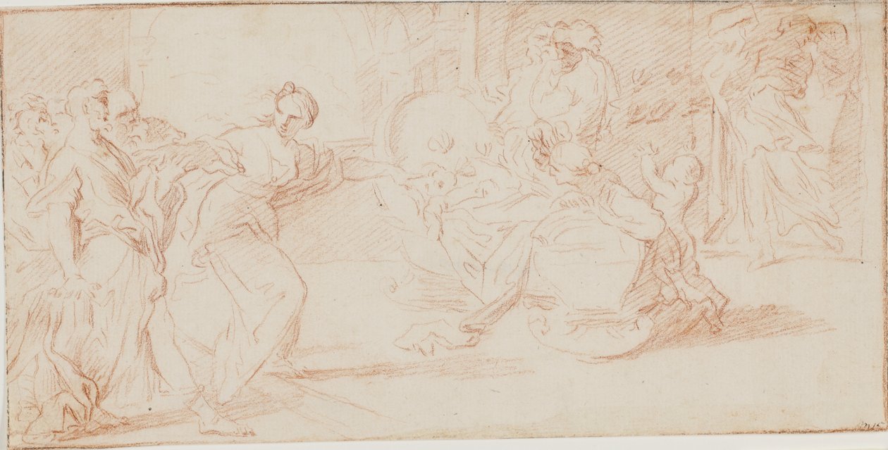 De geboorte van Pindarus door Giuseppe Bartolomeo Chiari