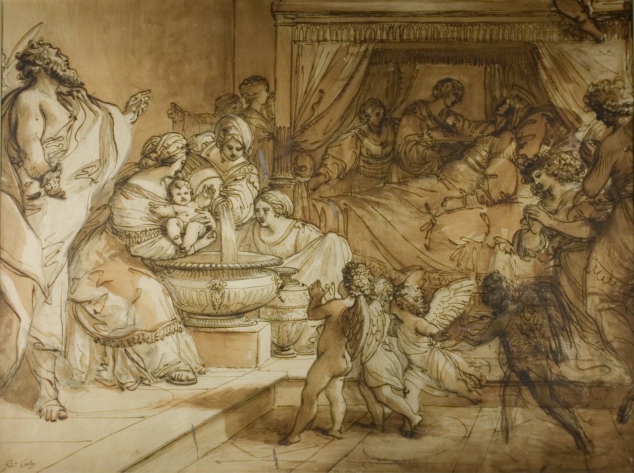 Geboorte van de Maagd door Giuseppe Cades