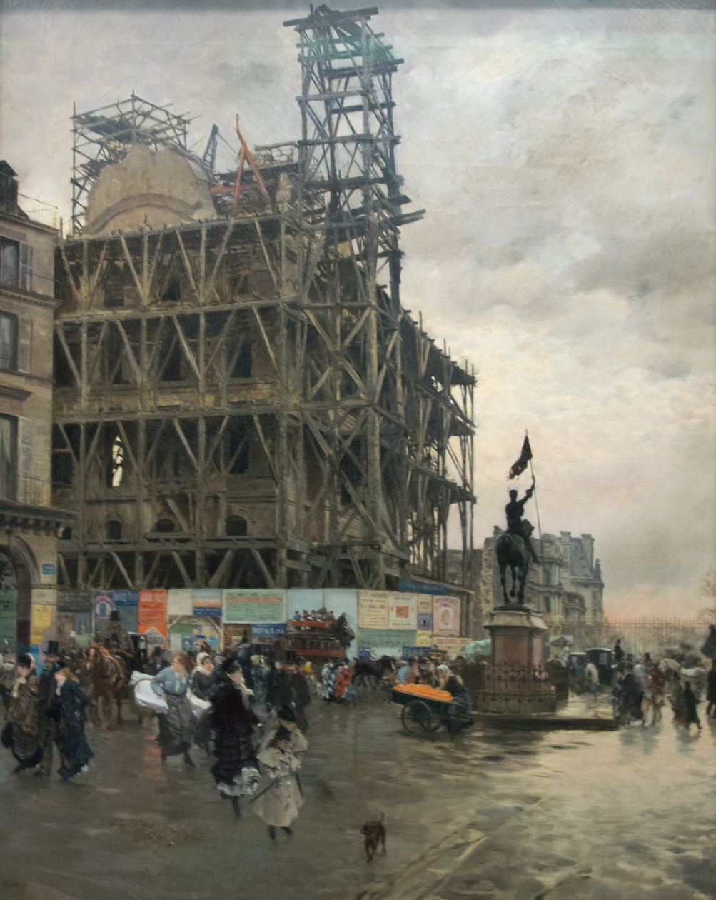 Pyramidesplein door Giuseppe de Nittis