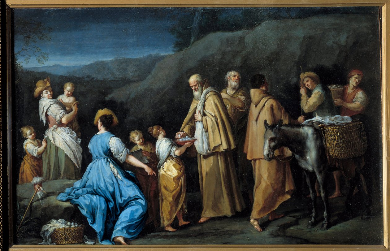 Religieuze Queteurs door Giuseppe Gambarini