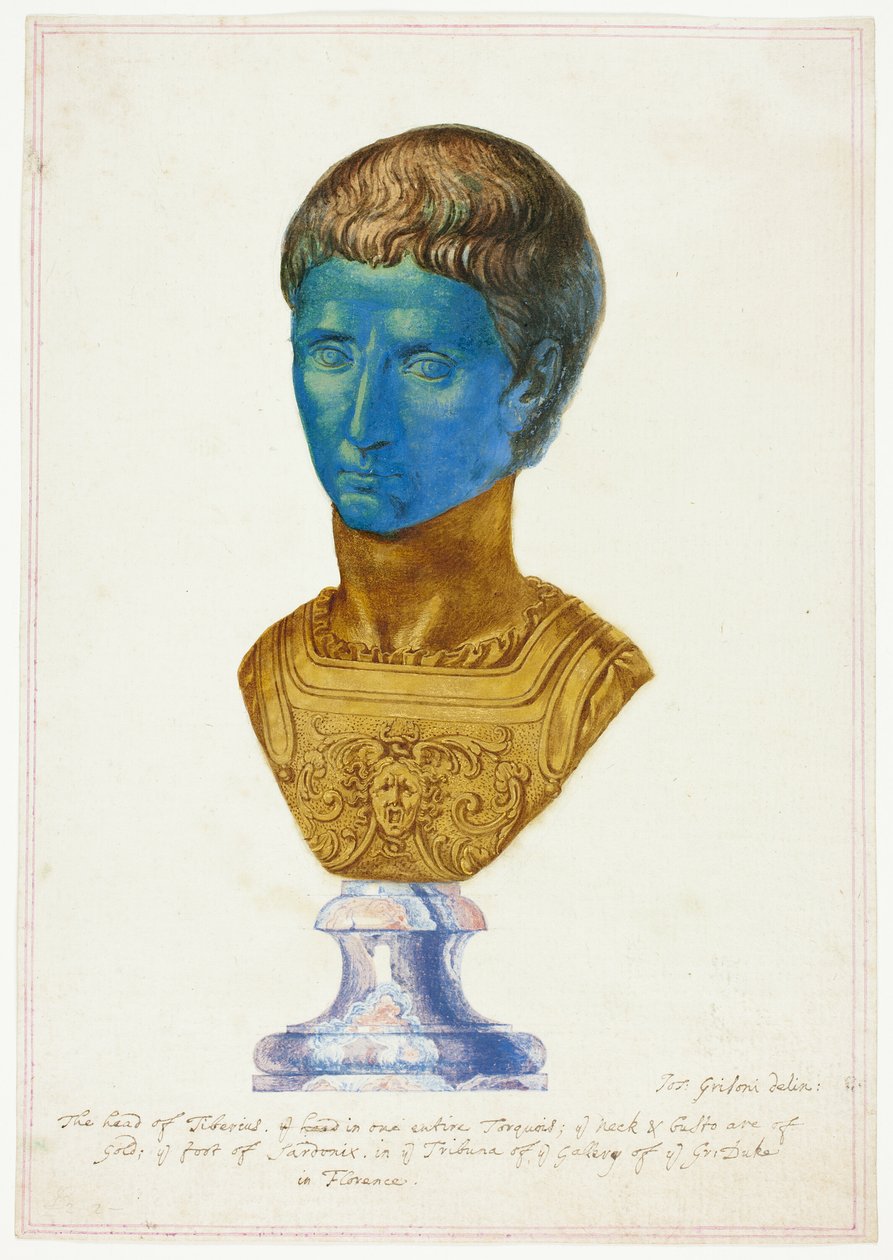Hoofd van Tiberius door Giuseppe Grisoni