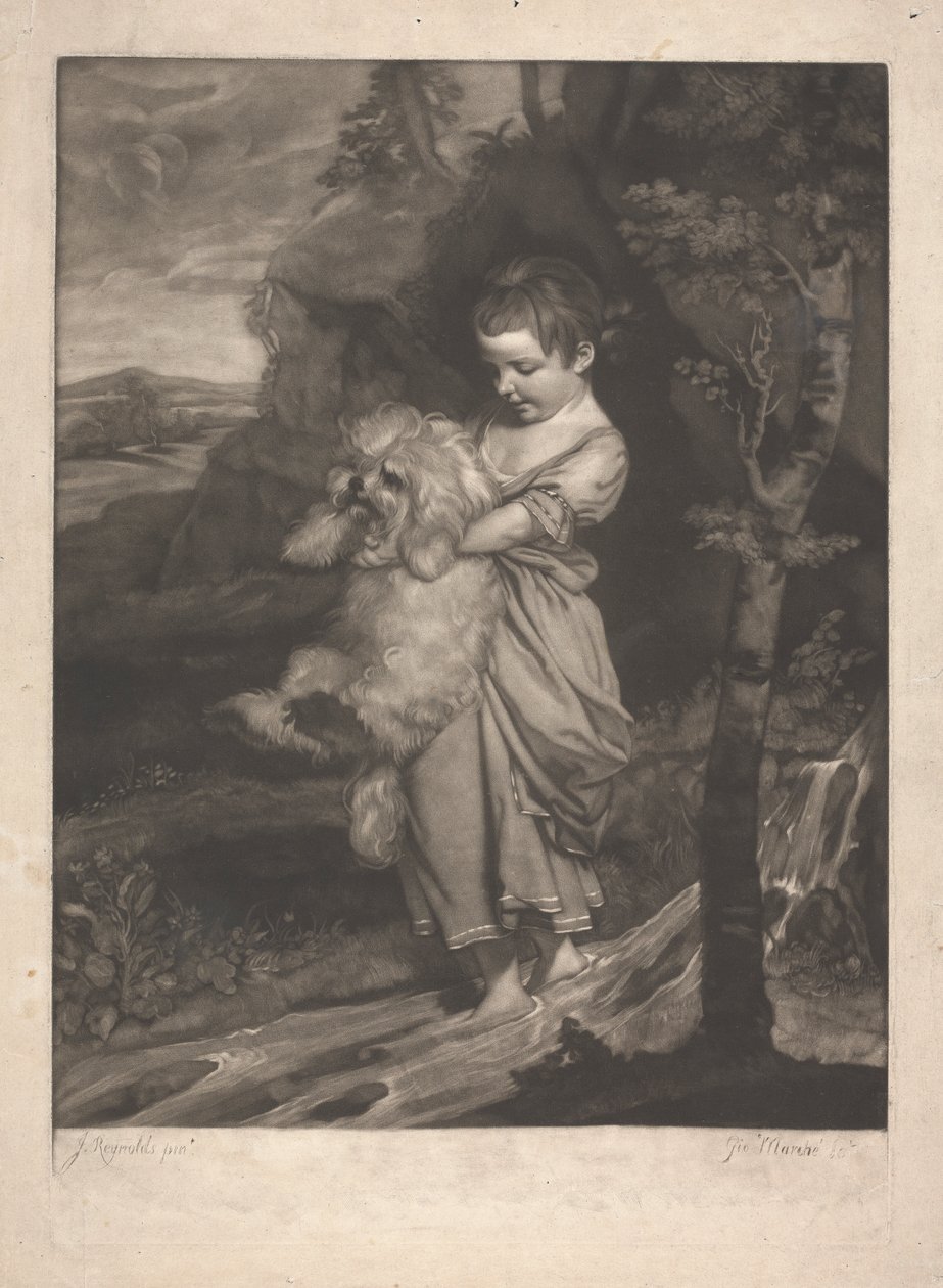 Miss Cholmondeley door Giuseppe Marchi