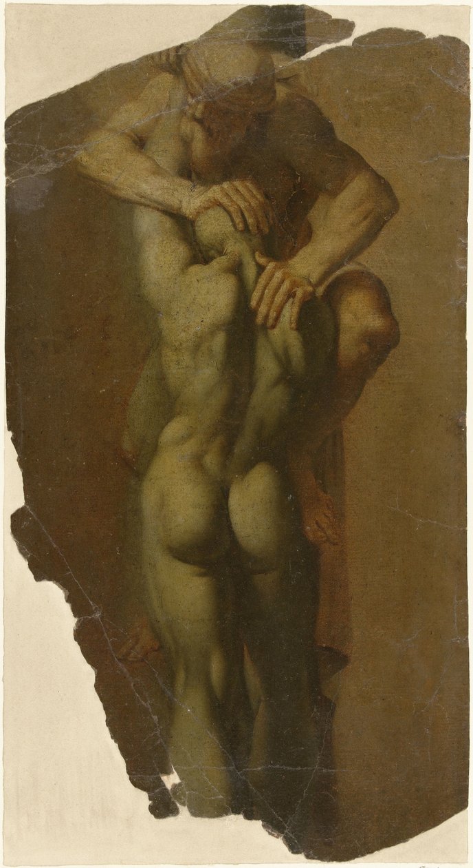 Twee kariatiden door Giuseppe Maria Crespi