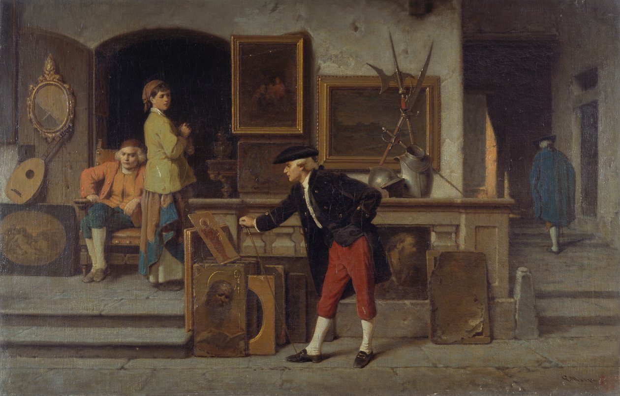 Antiekwinkel door Giuseppe Mazza