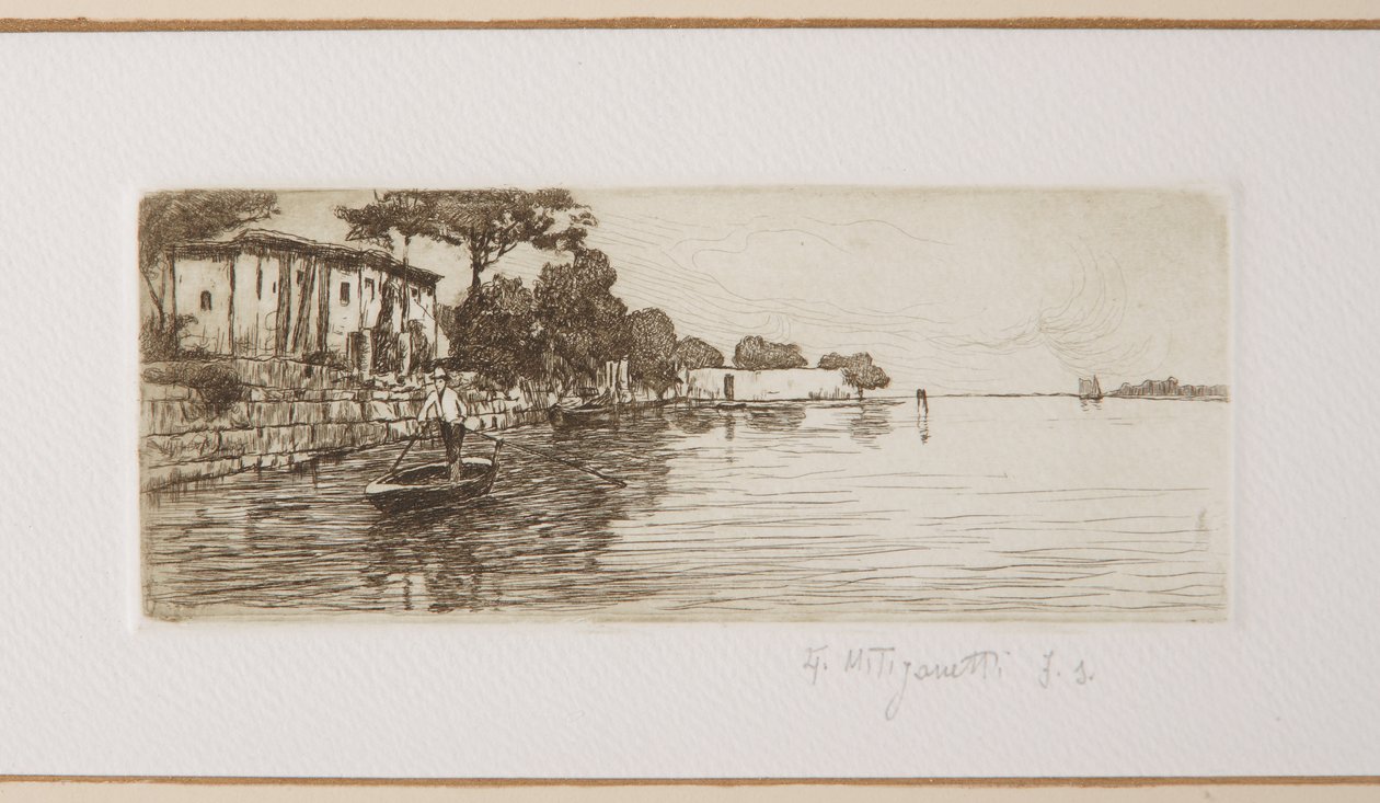 De schipper door Giuseppe Miti Zanetti