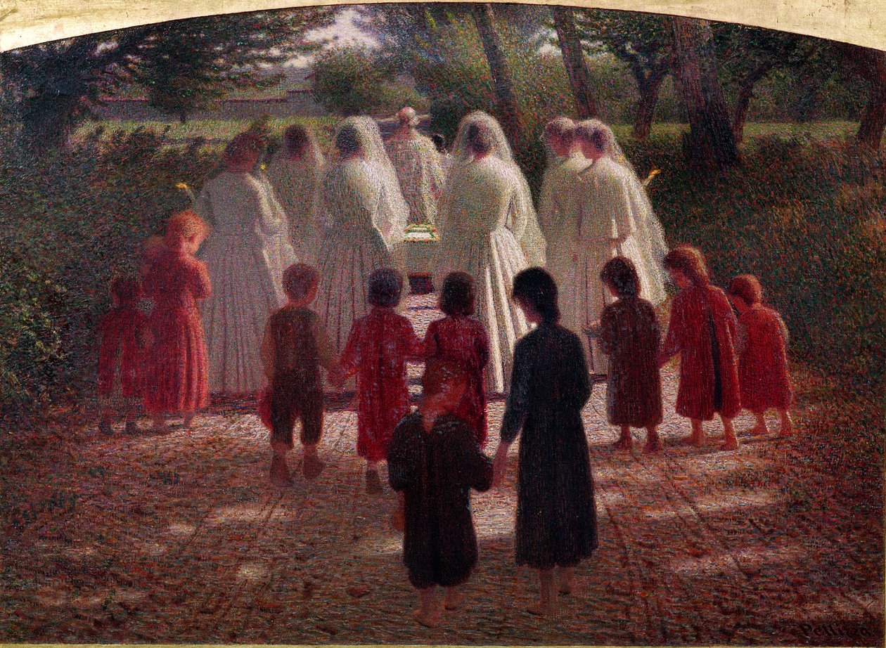 Het dode kind, 1896-1902 door Giuseppe Pellizza da Volpedo