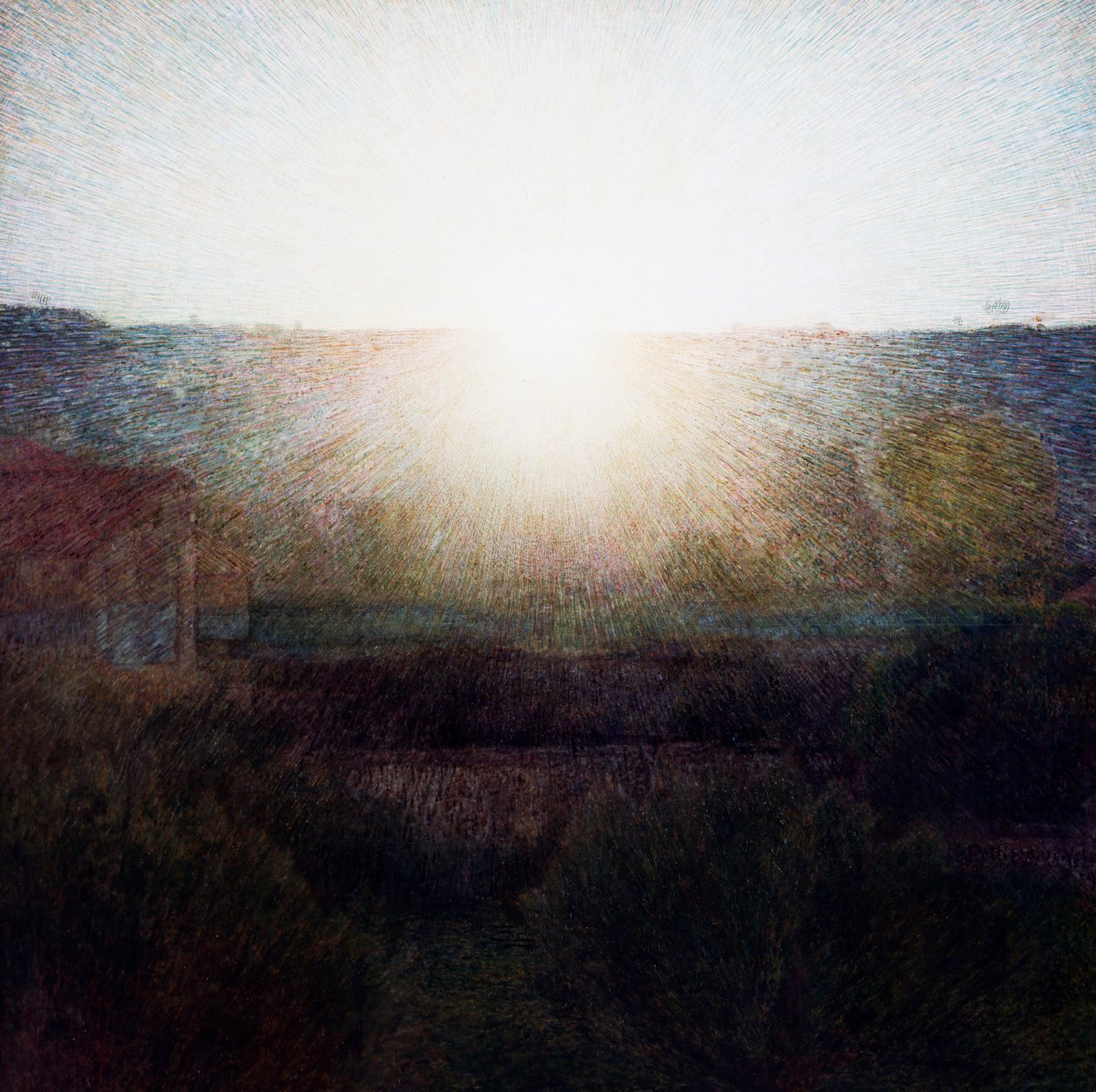 De zon door Giuseppe Pellizza da Volpedo