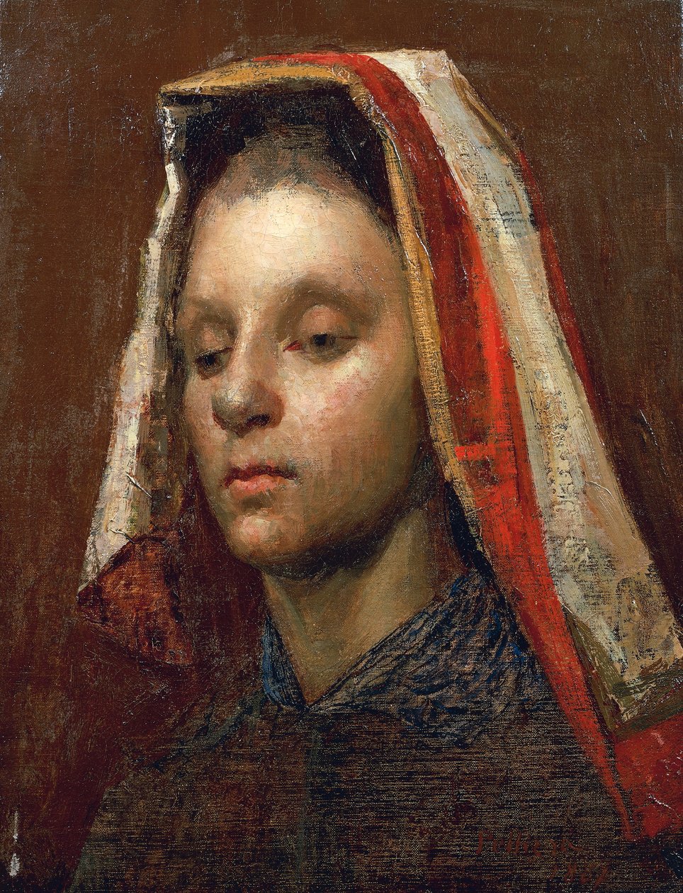 De sfinx door Giuseppe Pellizza da Volpedo