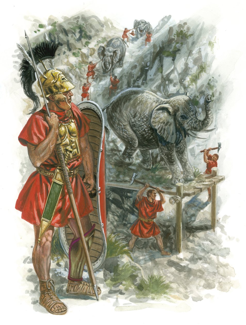 Macedonische Oorlogen van Rome door Giuseppe Rava