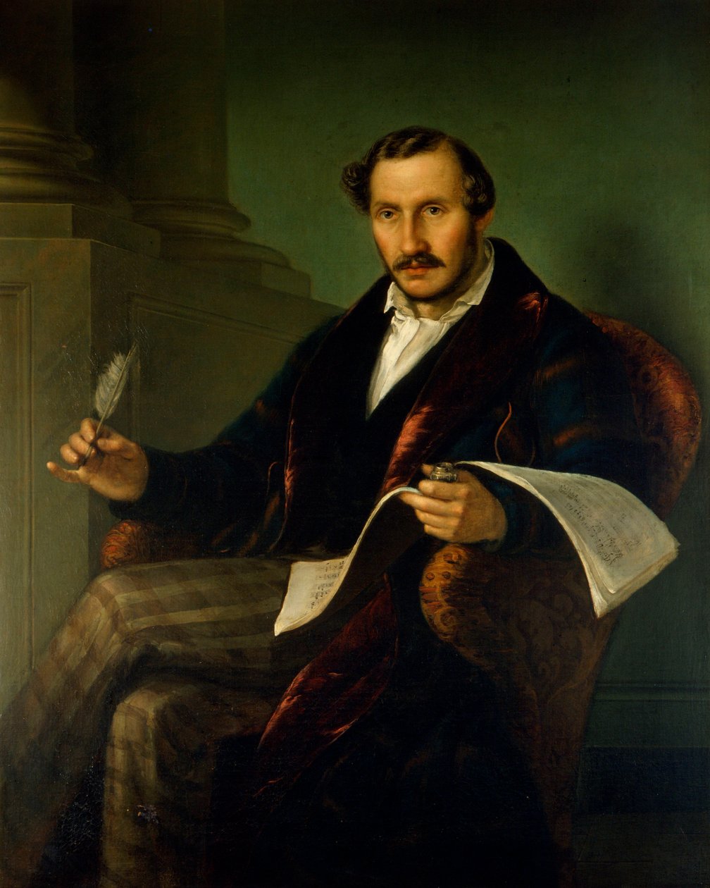 Gaetano Donizetti door Giuseppe Rillosi