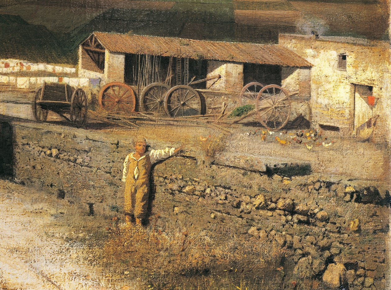 Ofantino door Giuseppe or Joseph de Nittis