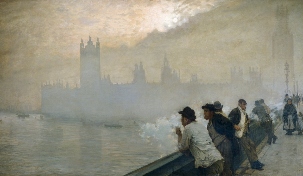 Westminster door Giuseppe or Joseph de Nittis