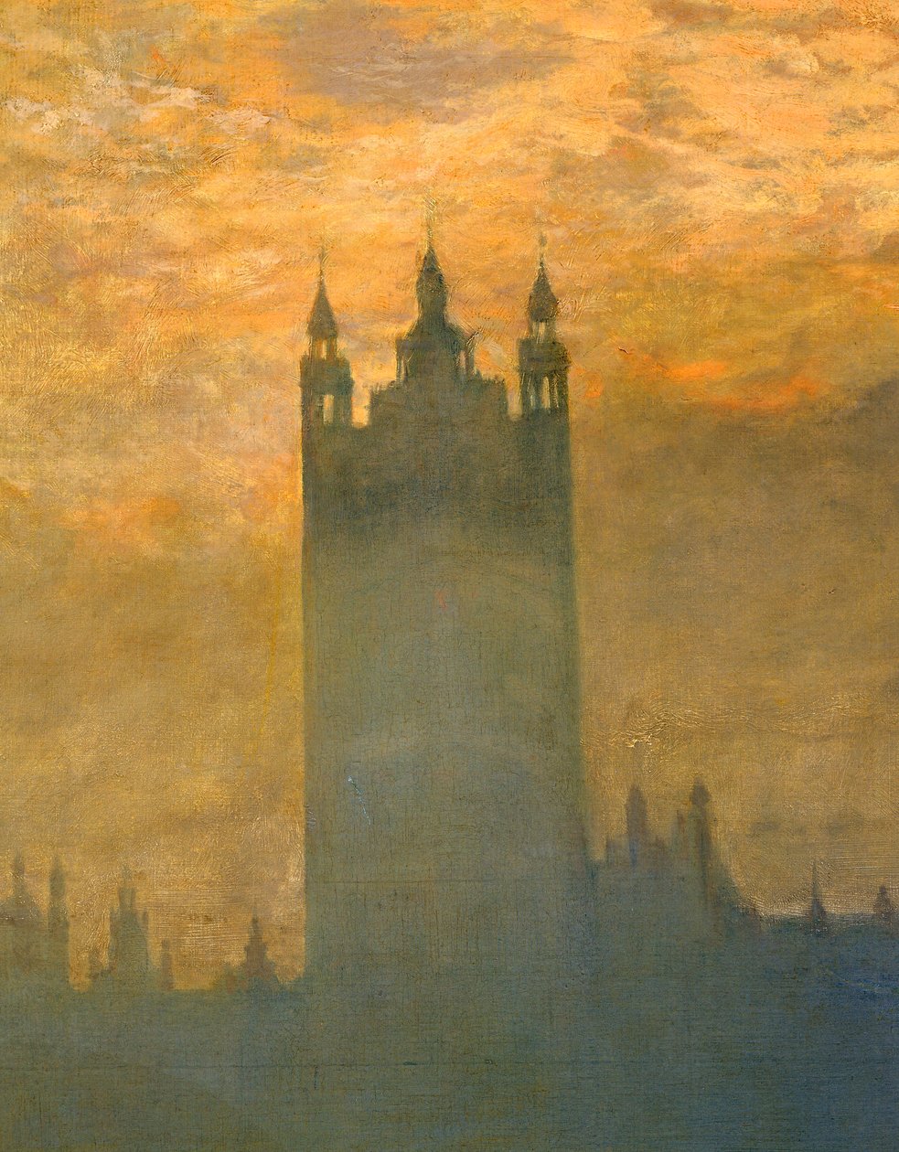 Westminster door Giuseppe or Joseph de Nittis