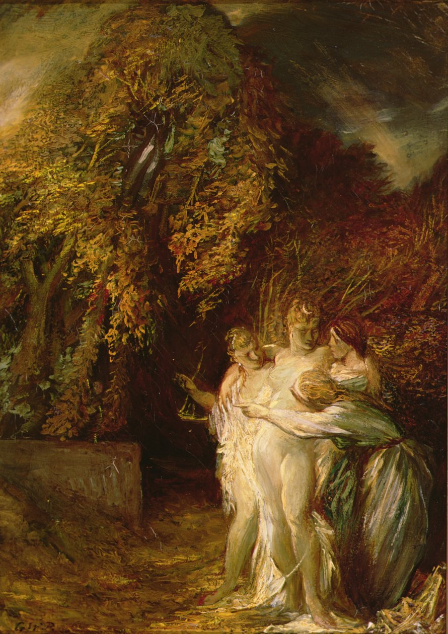 Diana en Acteon door Glyn Warren Philpot