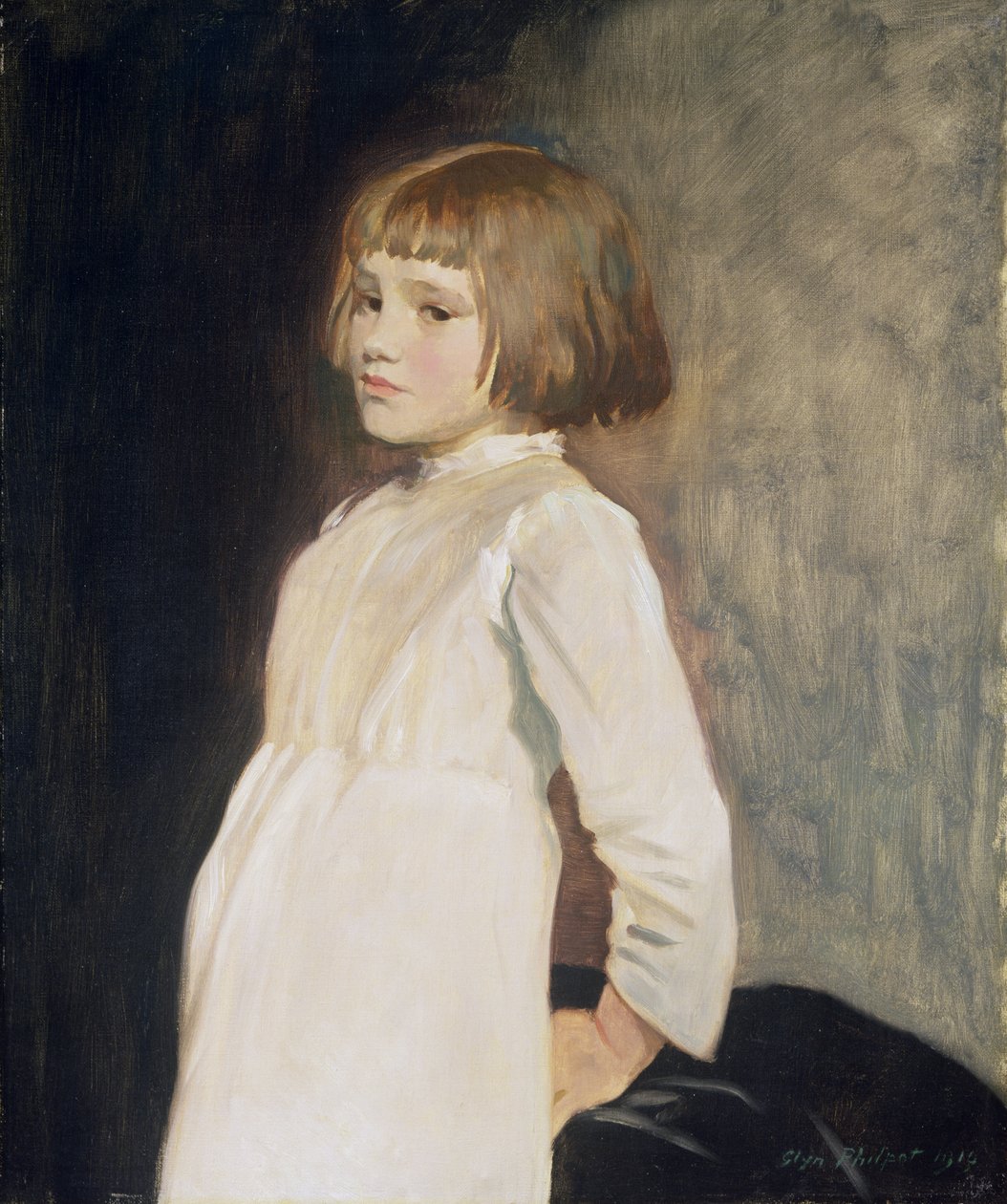 Gabrielle Cross, het nichtje van de kunstenaar, 1919 door Glyn Warren Philpot