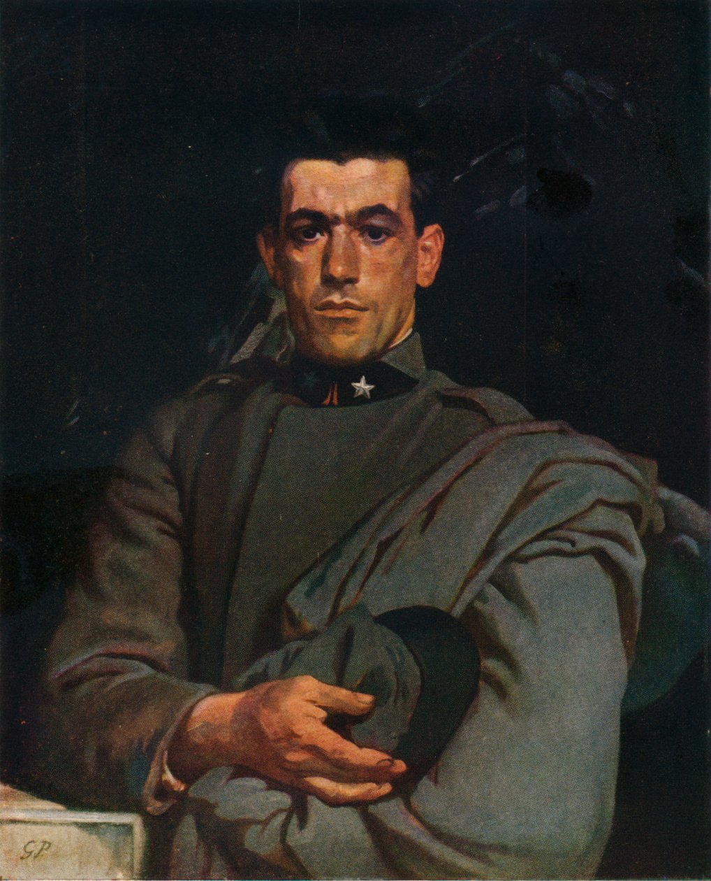 Italiaanse soldaat, nr. 2 door Glyn Warren Philpot