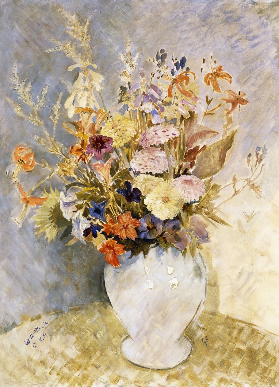 Gemengde bloemen door Glyn Warren Philpot