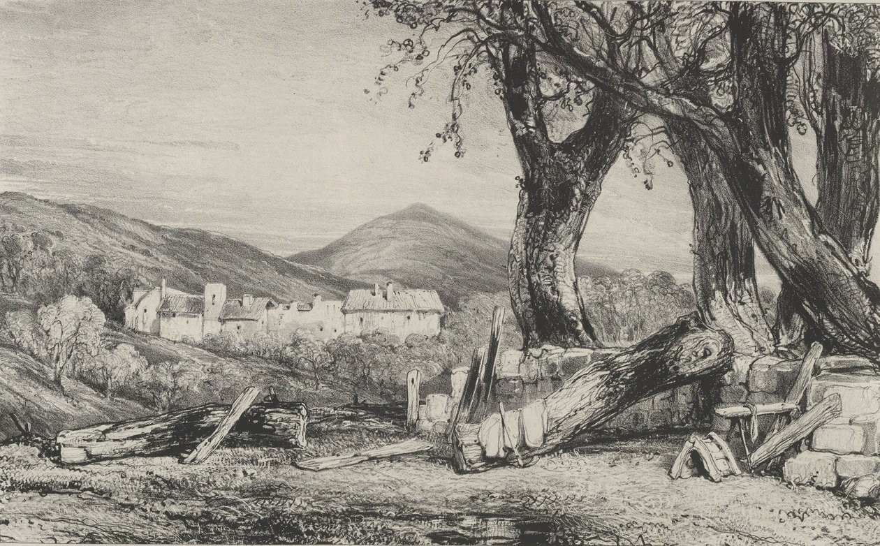 Gorge de Royat, 1831 door Godefroy Engelmann