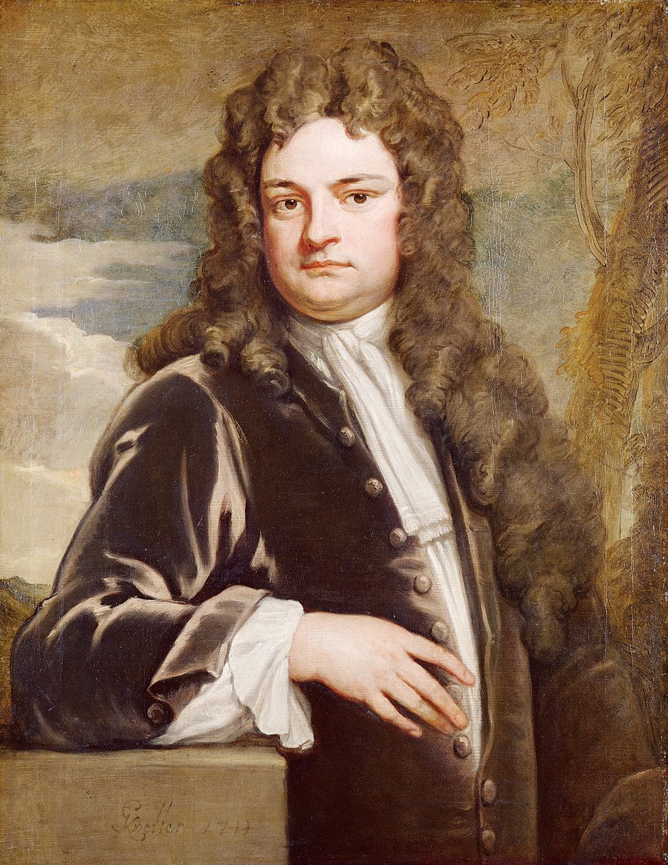 Portret van Sir Richard Steele (1672-1729) 1711 door Godfrey Kneller