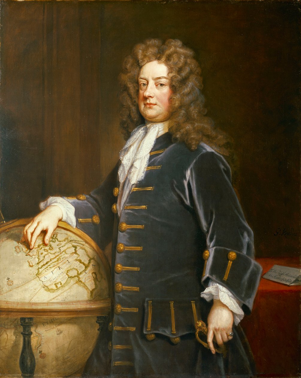 Admiraal Edward Russell door Godfrey Kneller