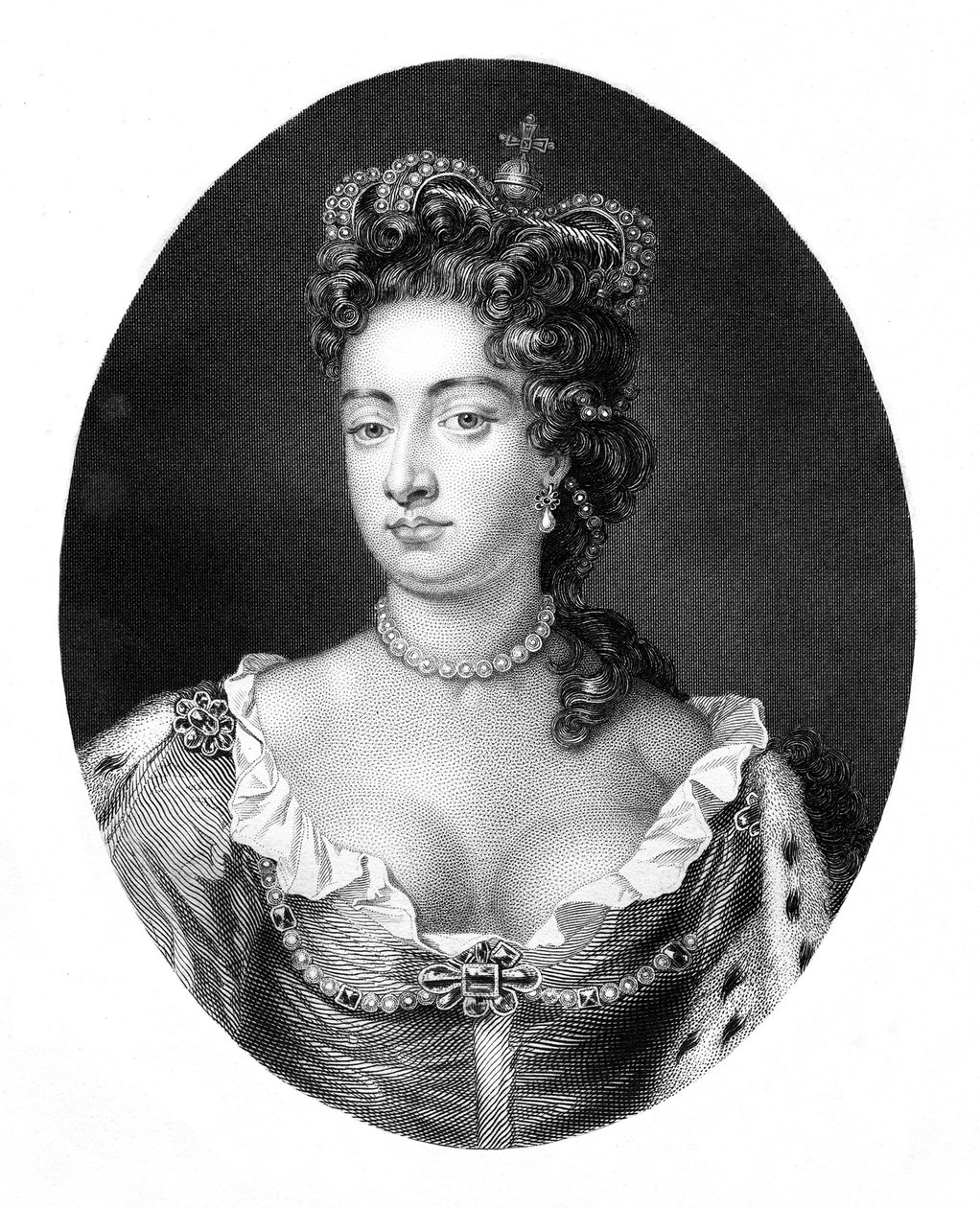 Anne Koningin van Groot-Brittannië door Godfrey Kneller