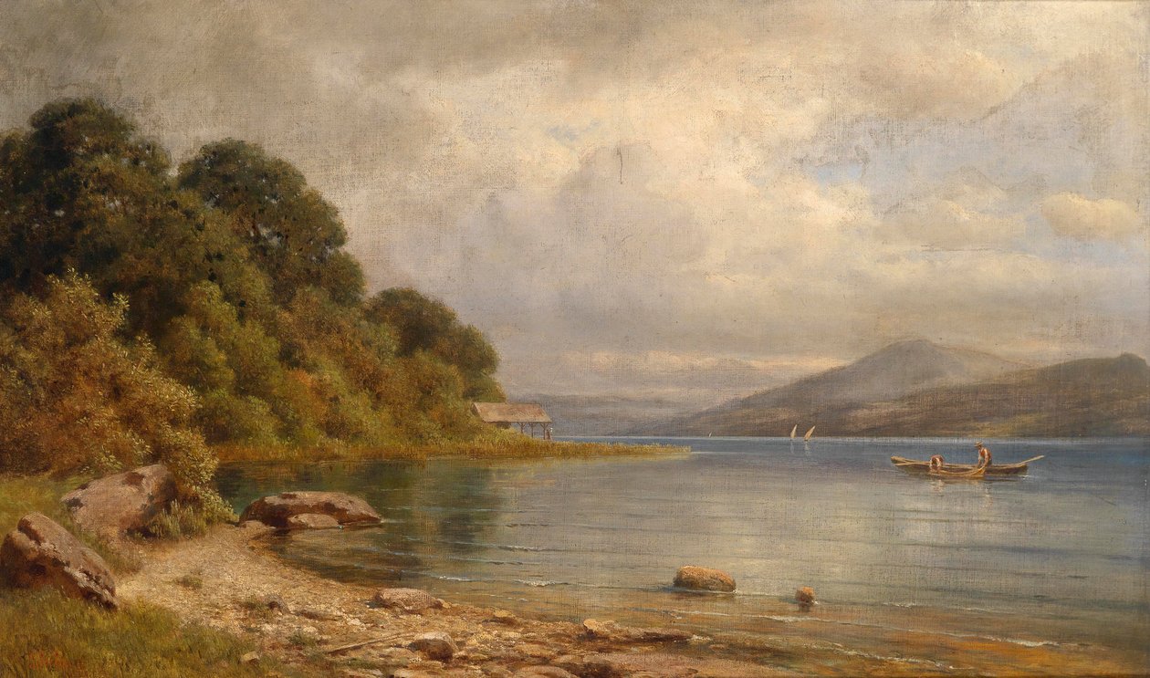 De Wörthersee bij Velden door Gottfried Seelos