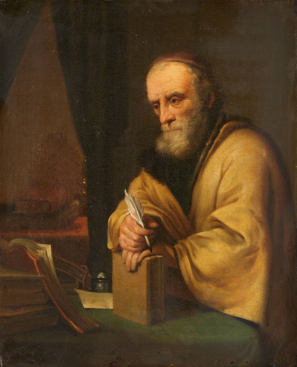 Een oude Geleerde door Gottfried Kneller (copy after)
