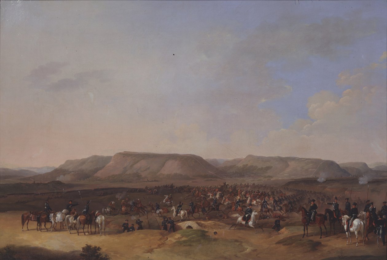 Inname van het Shumen-fort door Gottfried Willewalde