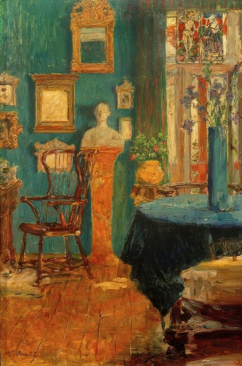 De Blauwe Kamer door Gotthardt Johann Kuehl