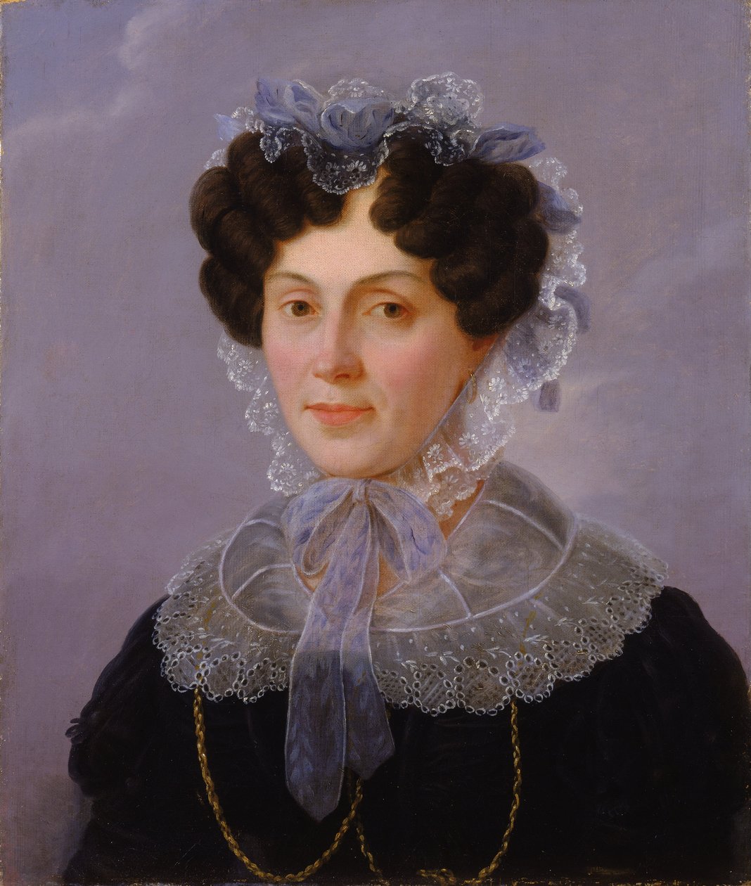 Portrait of Adelheid Reiss Reiss door Gotthelf Leberecht Glaeser