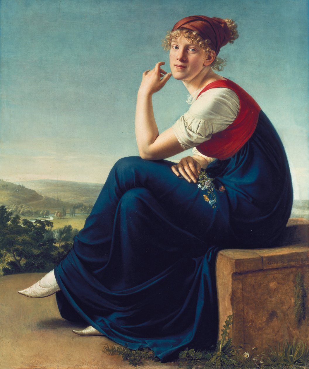 Heinrike Dannecker door Gottlieb Schick