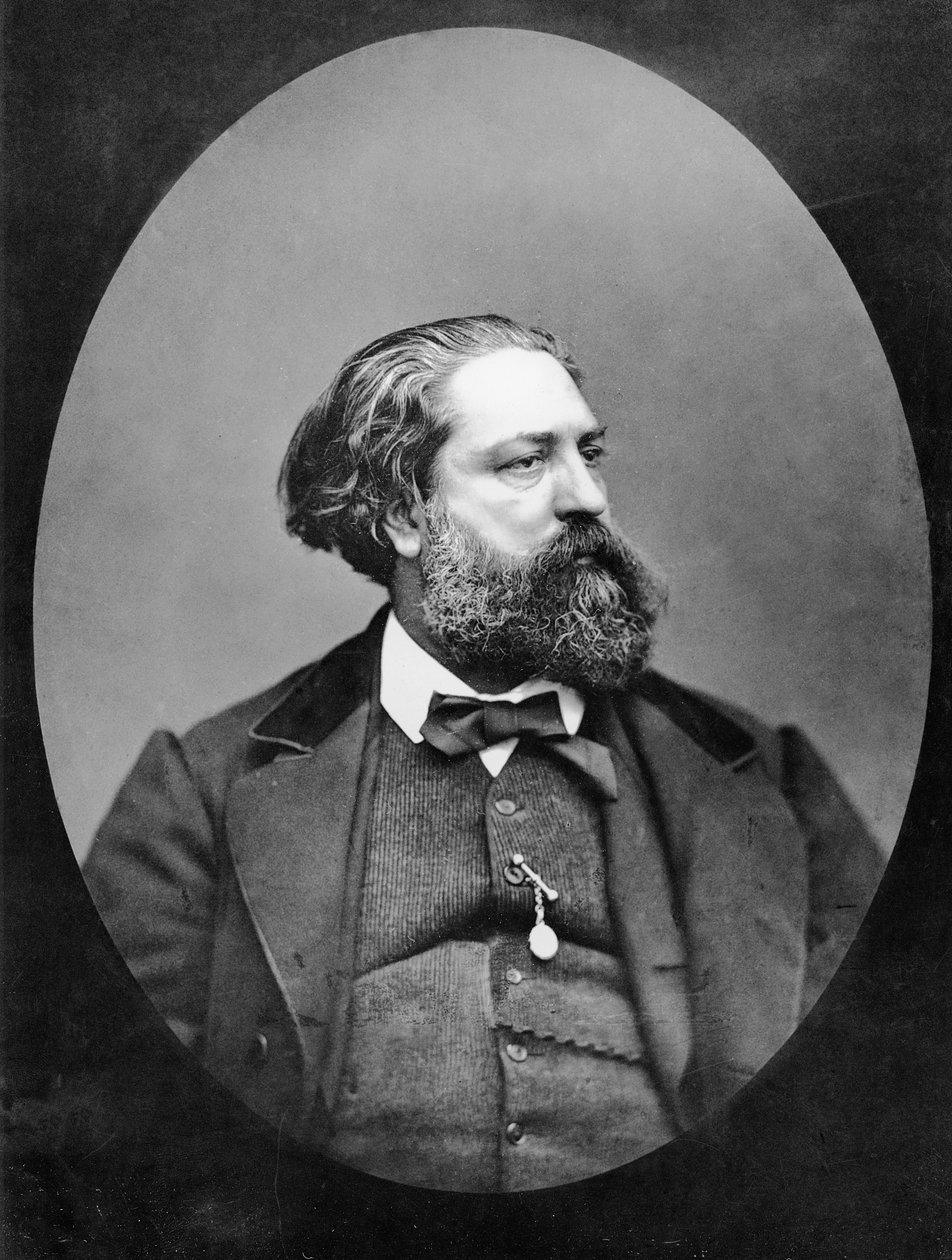 Portret van Gustave Aimard door Goupil and Cie