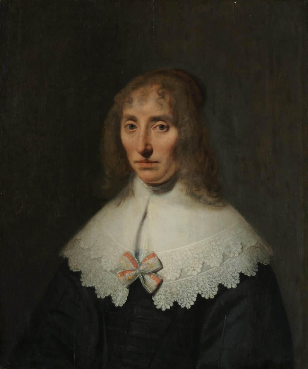 Portret van een vrouw door Govaert Flinck