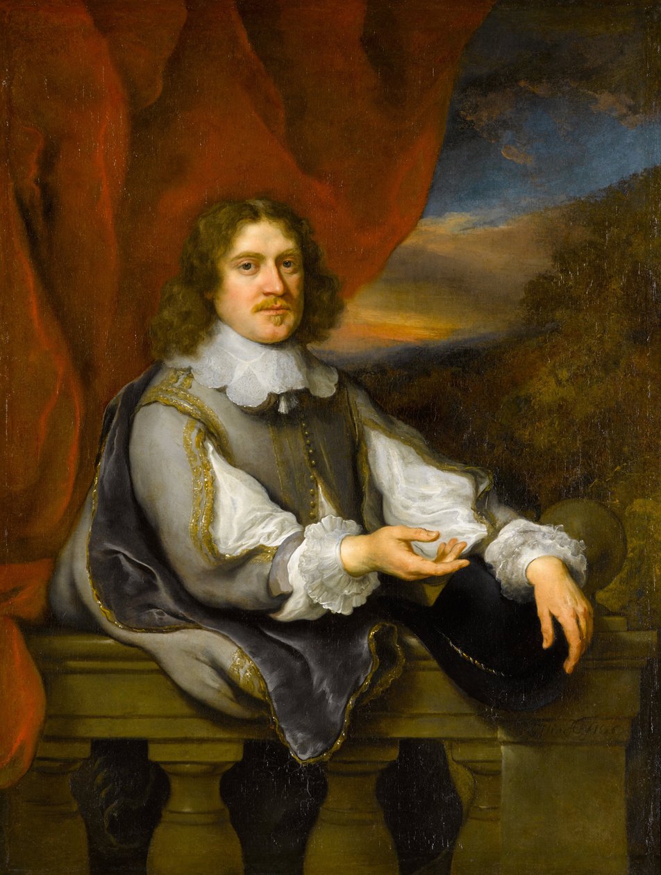 Portret van een heer door Govert Flinck