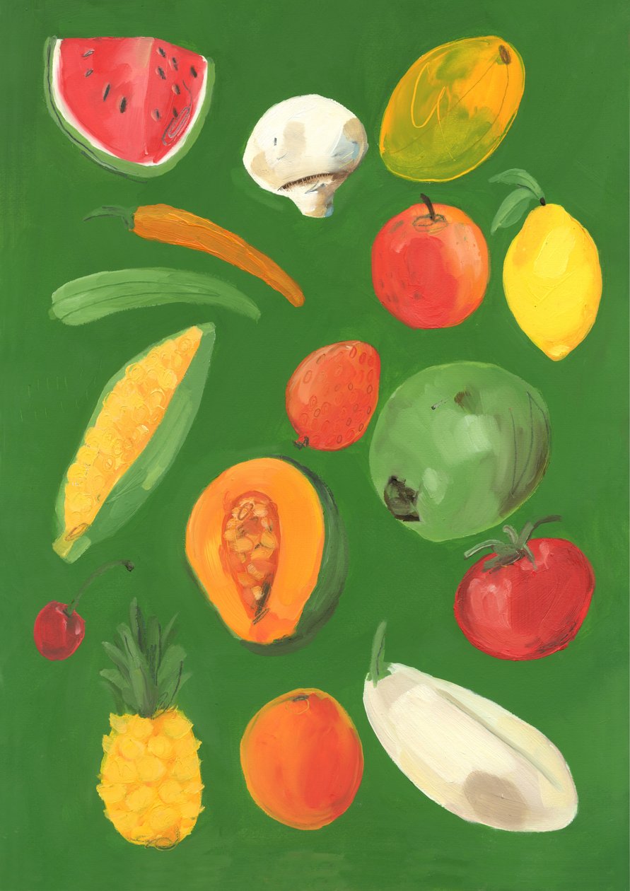 Fruit, 2013 door Grace Helmer
