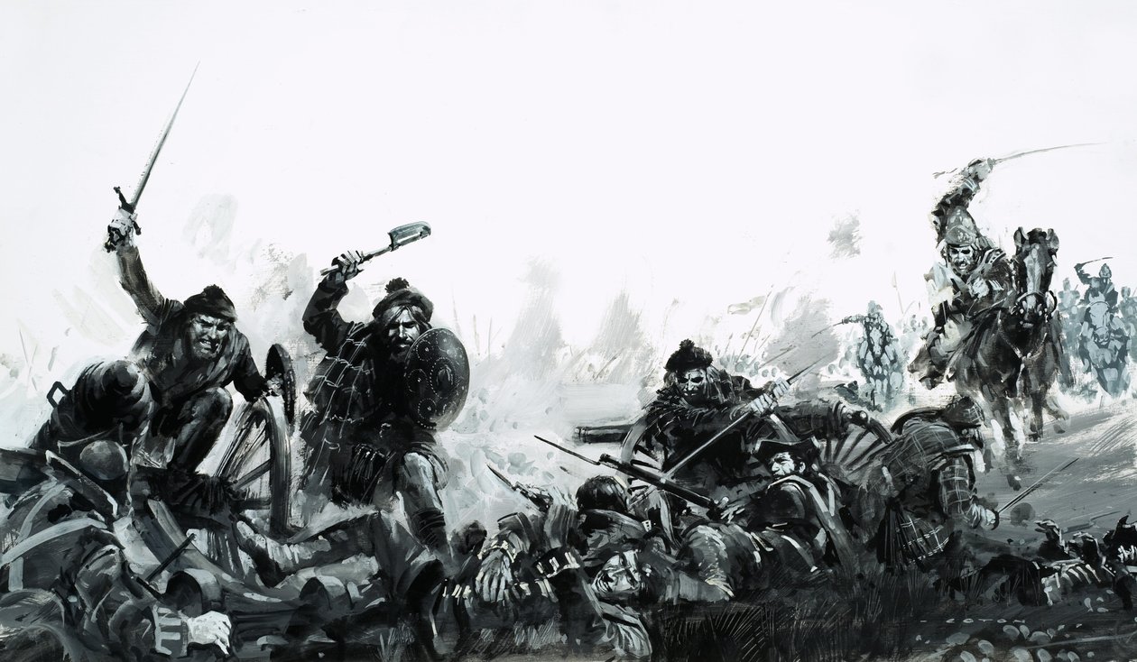 De Slag bij Culloden door Graham Coton