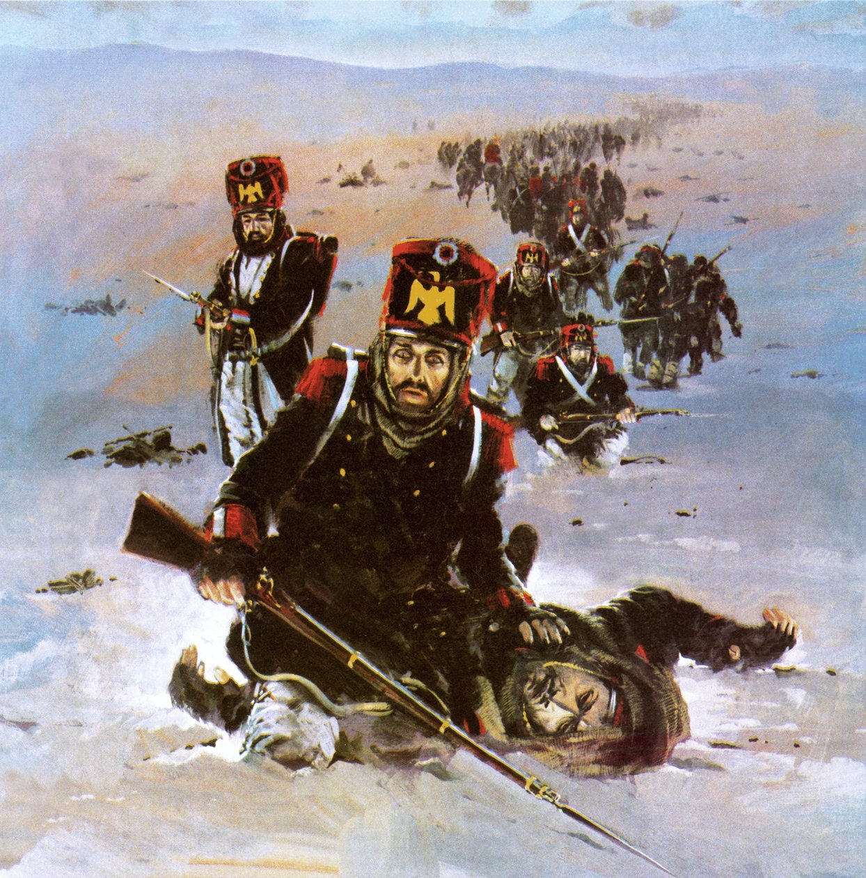 De Franse terugtocht uit Moskou in 1812 door Graham Coton