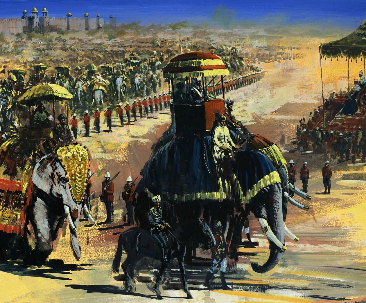 De laatste Grote Durbar in juni 1911 door Graham Coton