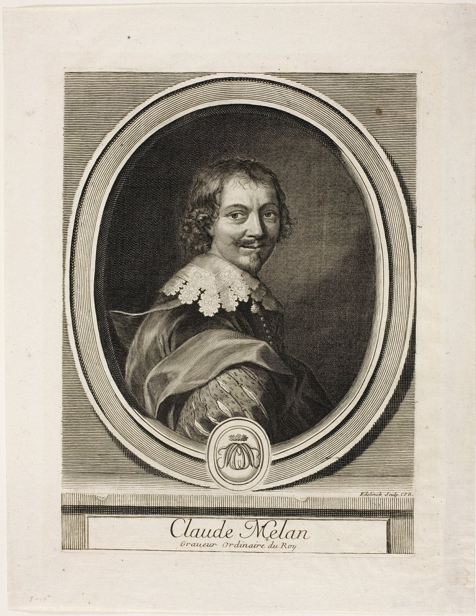 Claude Mellan door Gérard Edelinck