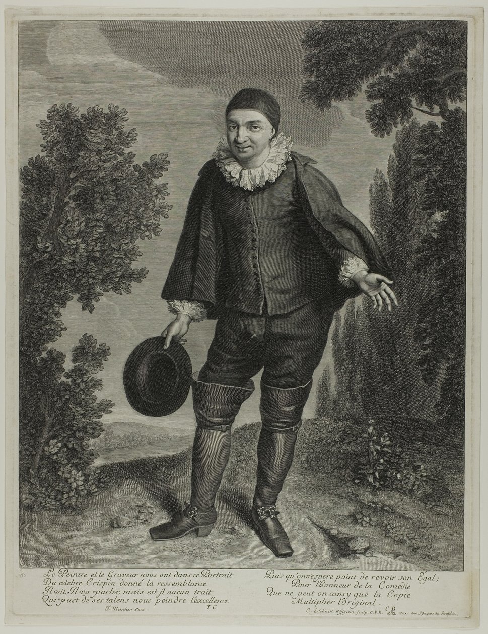 Crispin door Gérard Edelinck