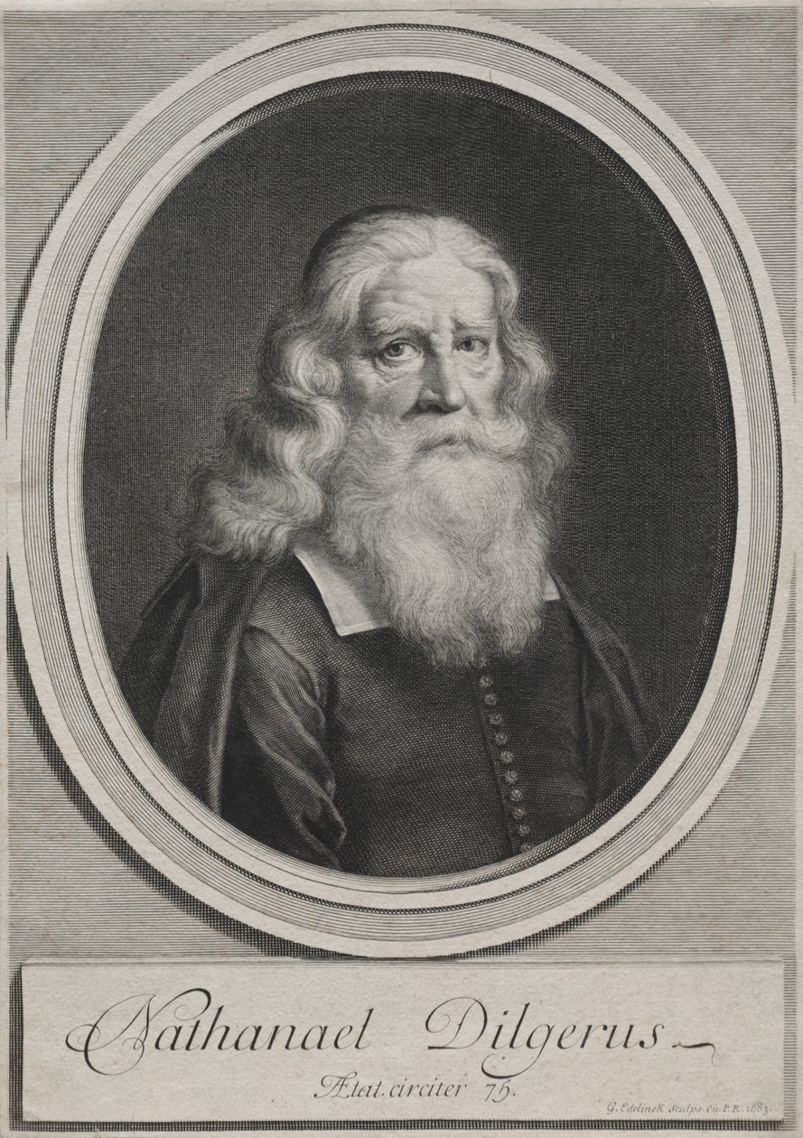 Nathanael Dilgerus, Minister van Danzig door Gérard Edelinck