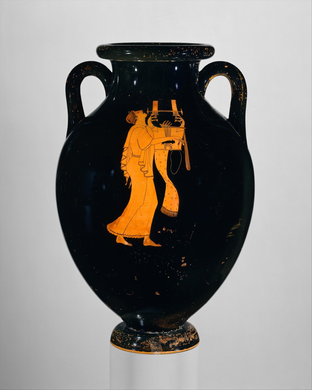 Amfoor, laat-Archaïsch, c.490 v.Chr. door Greek