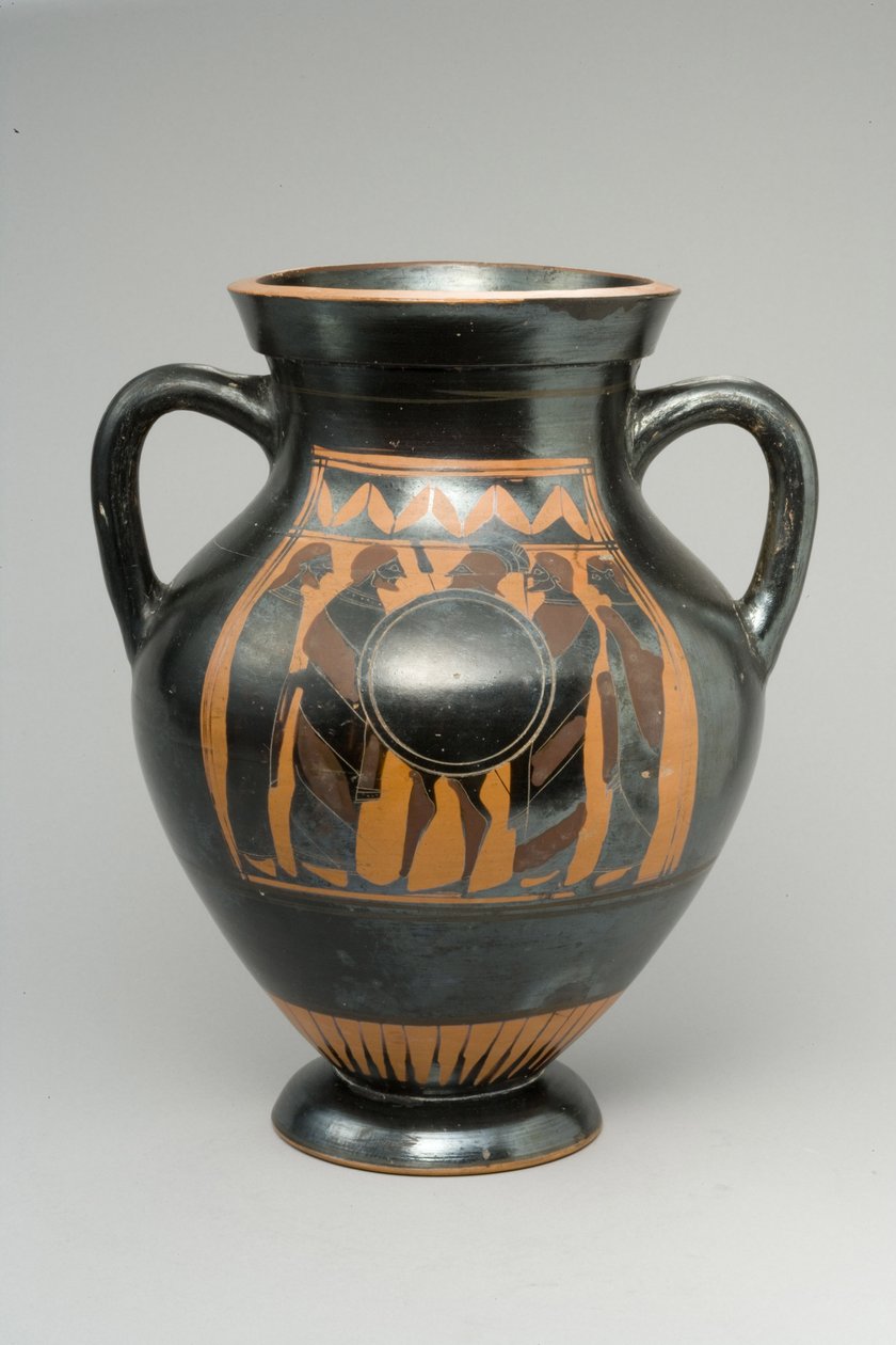 Zwartfigurenamfoor, midden 6e eeuw v.Chr. door Greek