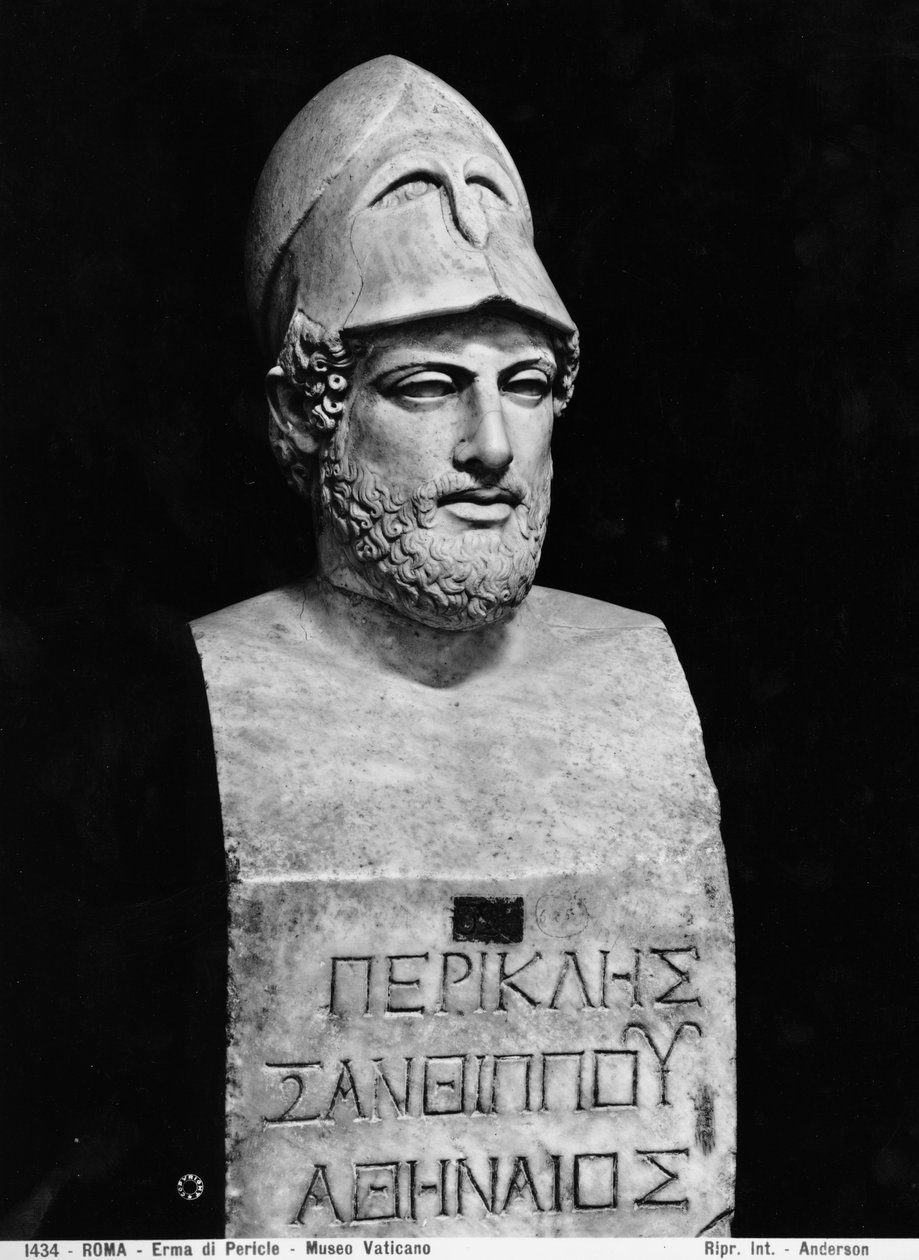 Buste van Pericles (c.490-429 v.Chr.) door Greek
