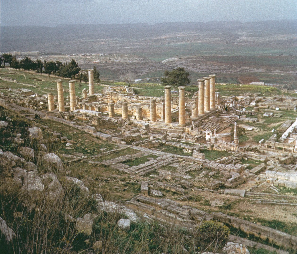 Algemeen uitzicht op lager Cyrene door Greek
