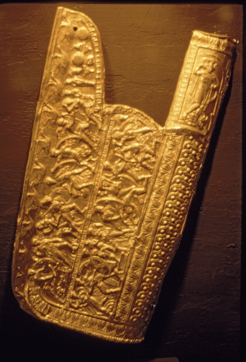 Gouden koker, uit het graf van Philip II in Vergina door Greek